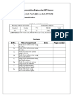 Feedback Control System Lab Manual