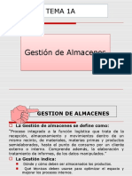 Tema 1A - Gestión de Almacenes