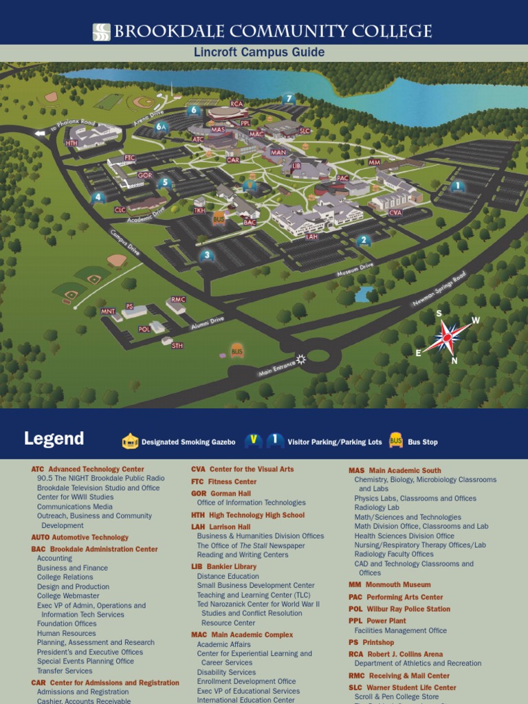 Brookdale Lincroft Campus Map Schools Personal Growth