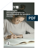 Intervenção Psicopedagógica Na Aprendizagem Da Leitura E Escrita