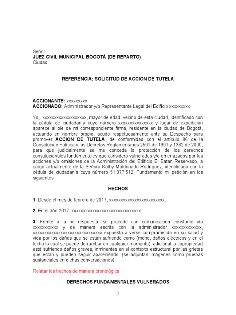 Tutela por Derecho a Vivienda Digna | PDF | Derecho Constitucional ...