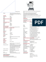 Anesthesia Workstation: Physical Specifications