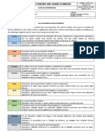 Las palabras multiformes