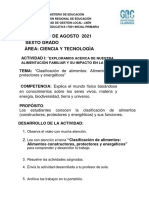 Alimentos Constructores, Protectores y Energeticos