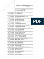 Daftar Nama Dan Kelompok KPB PSM 20B