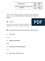 Procedimiento Mantenimiento y Señalizacion de Puntos de Reunion