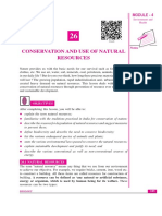 Conservation and Use of Natural Resources: Module - 4