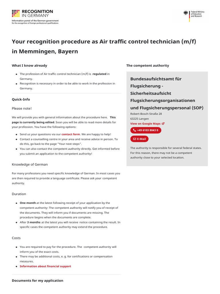 Recognition Portal - Your Procedure in Detail | PDF | Professional ...