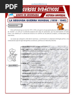 Segunda Guerra Mundial Resumen para Quinto Grado de Secundaria