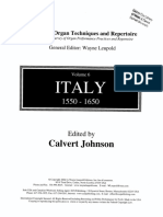 Johnson, _Historical Organ Techniques (Italy)_ (organ)