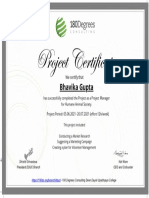 Project Certificate-Bhavika
