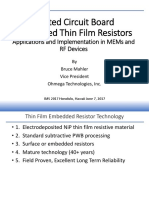 White Paper-Printed Circuit Board Embedded Thin Film Resistors