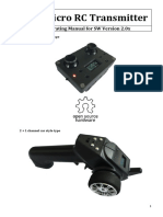 Micro RC Transmitter Manual