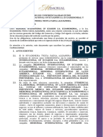 ACUERDO DE CONFIDENCIALIDAD Comisionista MARIA FERNANDA ESCOBAR TREJO