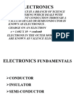 Electronics: - Electronics Is A Branch of Science