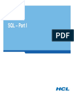 SQL - Part I