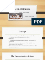 Demonstration: A Teacher Centered Strategy