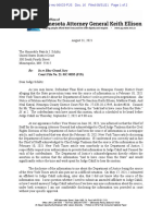 Letter of Matthew Frank
