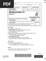 January 2014 QP - Paper 2F Edexcel Maths (A) IGCSE