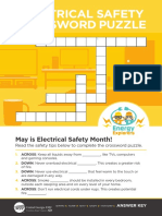 Electrical Safety Crossword