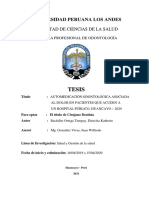 Automedicación Odontológica Asociada Al Dolor