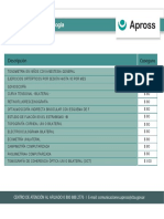 Apross: Coseguros de Oftalmología