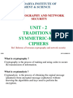 Unit - 2 Traditional Symmetric-Key Ciphers: Soundarya Institute of Management & Science