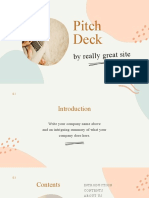 Pastel Playful Simple Marketing Pitch Deck Presentation