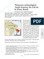 A New Late Pleistocene Archaeological Sequence in South America_ the Vale Da Pedra Furada (1)