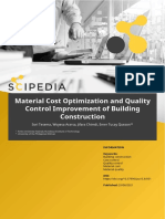 Material Cost Optimization and Quality Control Improvementof Building Construction