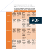 Plan de Alimentacion