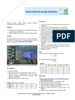 Conservacion de Energia Mecanica