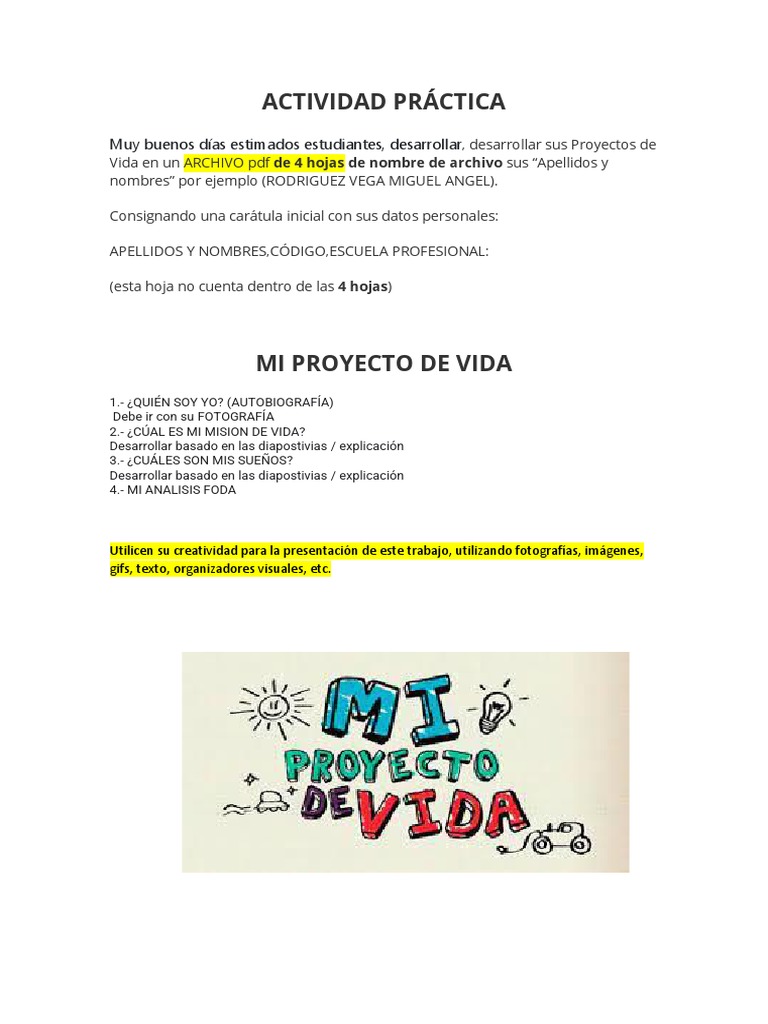Actividad Práctica 3 | PDF | Crecimiento personal y profesional ...
