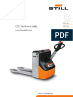 ECU Technical Data.: Low Lift Pallet Truck