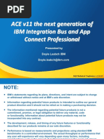 ACE v11 The Next Generation of IBM Integration Bus and App Connect Professional