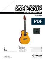 Sensor Pickup: Electric Acoustic Guitar