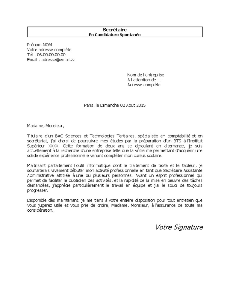 Lettre De Motivation Assistant Dentaire En Alternance Lettre de Motivation | PDF | Paris | Motivation