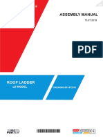 Assembly Manual: Roof Ladder