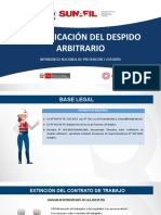 Verificación Del Despido Arbitrario - 2021