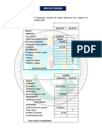 Estados financieros empresa Los Financieros 2020