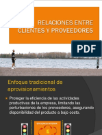 Relaciones Entre Clientes y Proveedores