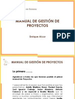 2018 Nov Presentación Manual de Gestión de Proyectos