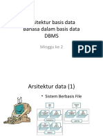 Arsitektur Basis Data dan DBMS