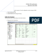 E-Mail Broadcasts: Application Note D006 ©2009 Impact Technologies, Inc. 1 of 10 All Rights Reserved