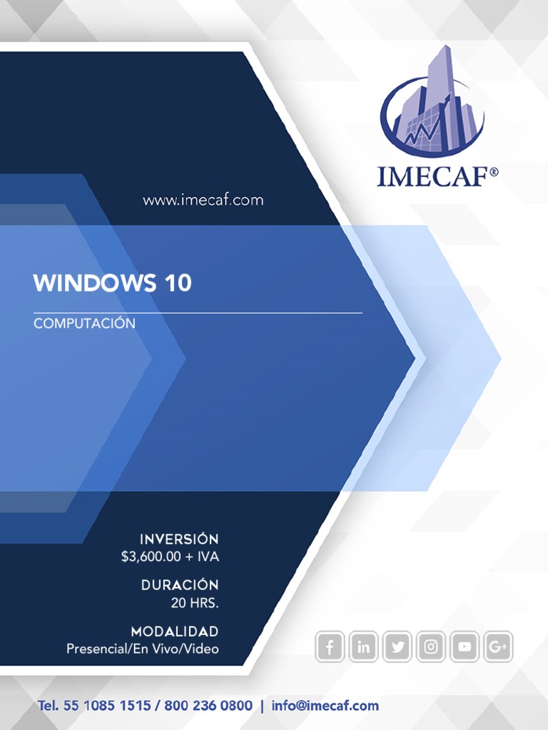 Curso Windows 10 Cursos 130 | PDF | Windows 10 | Microsoft Windows