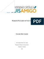 Manual Proc de Tecto G11