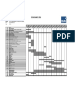 Cronograma de Obra Ajustado Al 15 de Febrero de 2016.