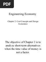 Engineering Economy: Chapter 2: Cost Concepts and Design Economics