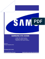Samsung Sta Guide: 1-800-726-7864 Hotline