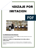 Aprendizaje Por Imitacion